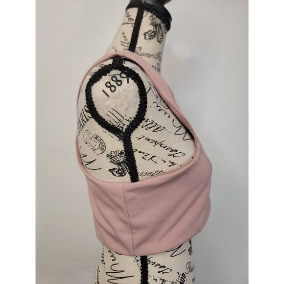 Free People Movement Sport Bra Bralette Cross Back Cami Sz M Dusty Pink Top - Picture 4 of 10